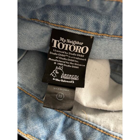 My Neighbor Totoro denim shorts great condition - Picture 9 of 9